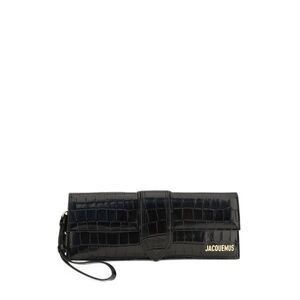 Jacquemus Women La Pochette Bambino Leather Clutch